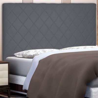 Cabeceira King 1,95m Esmeralda Suede Cinza