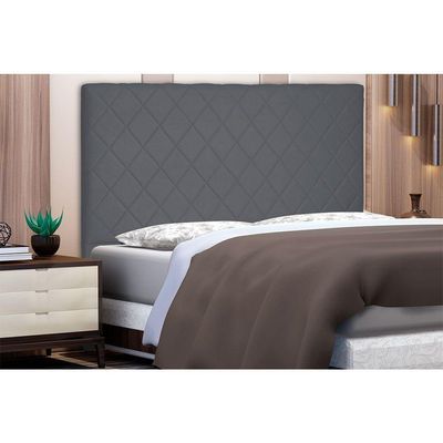 Cabeceira King 1,95m Esmeralda Suede Cinza