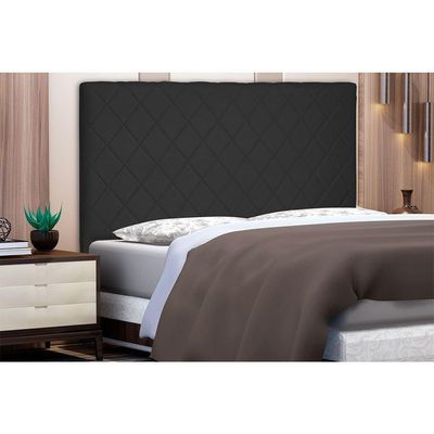 Cabeceira King 1,95m Esmeralda Suede Preto