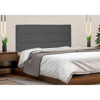 Cabeceira Painel King 1,95m La Italiana Suede Cinza