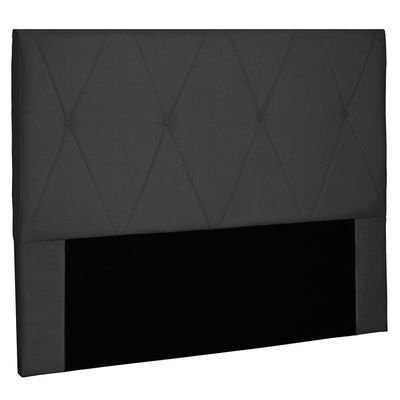 Cabeceira King 1,95m Aquilla Suede Preto