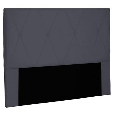 Cabeceira King 1,95m Aquilla Suede Cinza