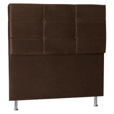 Cabeceira King 1,95m Tóquio Suede Marrom