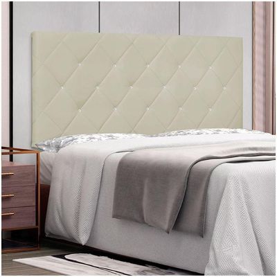 Cabeceira Painel King 1,95m Tânia Corano Marfim