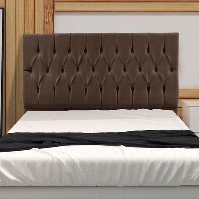 Cabeceira King 1,95m Suede Marrom