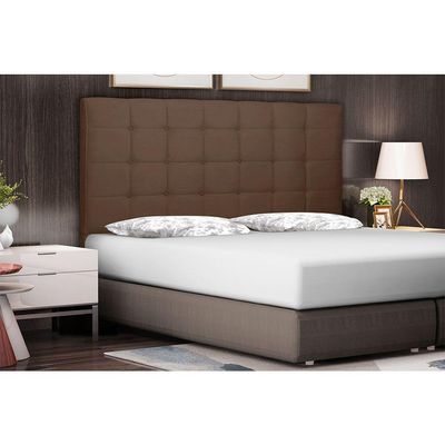 Cabeceira King 1,95m Verona Suede Caramelo