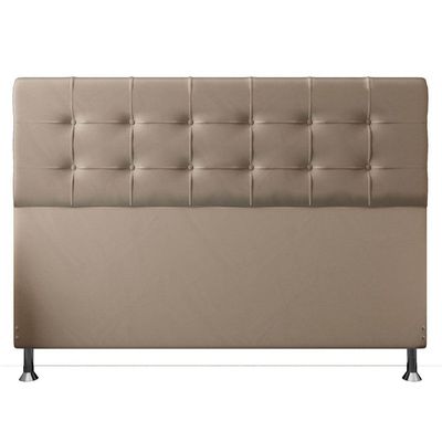 Cabeceira King 1,95m Atenas Suede Bege