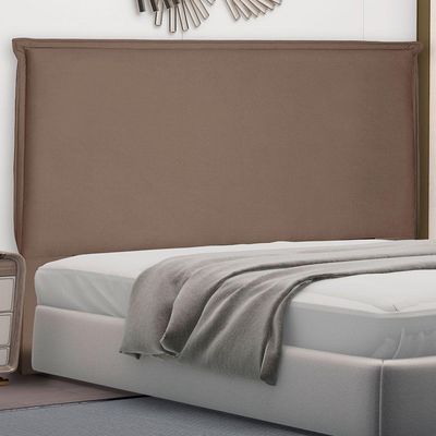 Cabeceira King 1,95m Veneza Suede Caramelo