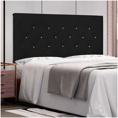 Cabeceira Painel King 1,95m Tânia Corano Preto