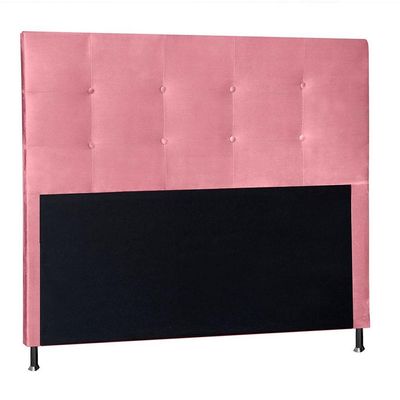 Cabeceira Solteiro 0,90m Berlim Suede Rosa