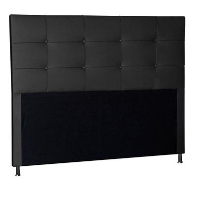 Cabeceira King 1,95m Roma Corano Preto - Pallazio