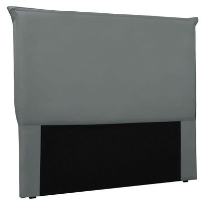Cabeceira King 1,95m Veneza Veludo Cinza Chumbo