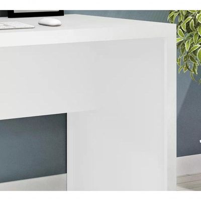 Escrivaninha Para Escritório Me4109 Branco Branco