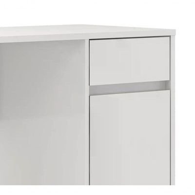 Escrivaninha 01 Porta 01 Gaveta Morada 29600 Branco Demobile