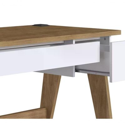 Escrivaninha Para Escritorio 26106 Linha Trend Hanover Off W
