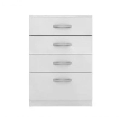 Comoda 04 Gavetas Astral Branco Demobile Branco