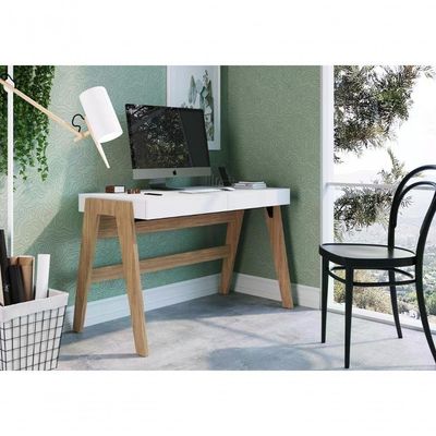 Escrivaninha Para Escritorio 26105 Linha Trend Hanover Off W