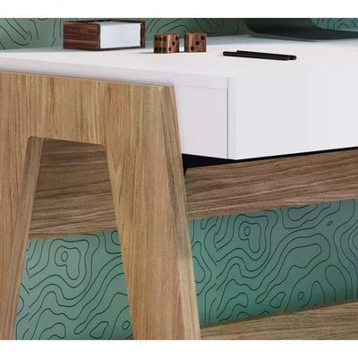 Escrivaninha Para Escritorio 26105 Linha Trend Hanover Off W