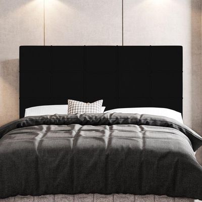 Cabeceira Cama Box Casal King Size Leiria 195cm Preto