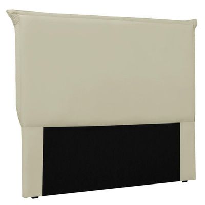 Cabeceira Estofada Box Casal King Size Veneza 195cm Bege