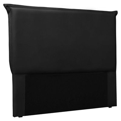 Cabeceira Estofada Box Casal King Size Veneza 195cm Preto