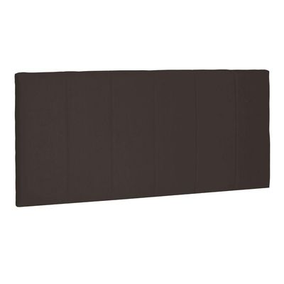 Cabeceira Painel Estofada Box Casal King Ravenna 195cm Café