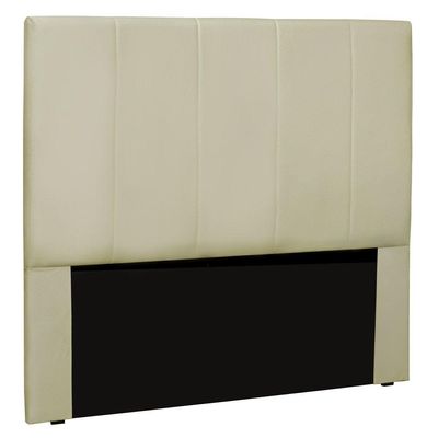 Cabeceira Estofada Box Casal King Size Ravenna 195cm Bege