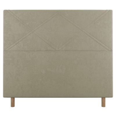 Cabeceira Cama Box Casal King Size Cairo 195cm Corano Bege