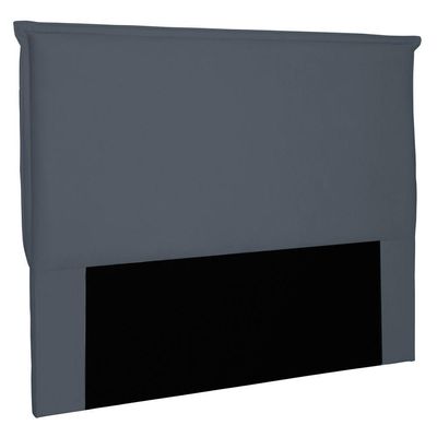 Cabeceira Estofada Box Casal King Size Veneza 195cm Cinza