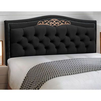 Cabeceira Estofada Box Casal King Size Belize 195cm Chumbo