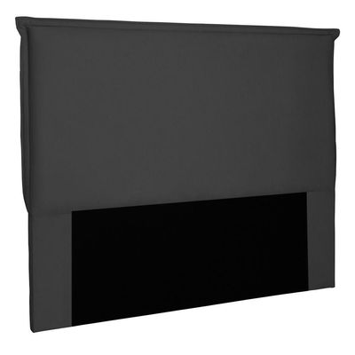 Cabeceira Estofada Box Casal King Size Veneza 195cm Preto
