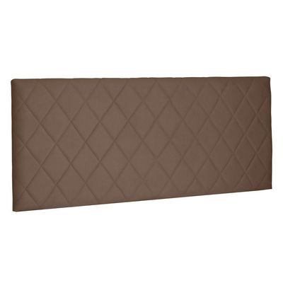 Cabeceira Estofada Box Casal King Esmeralda 195cm Caramelo