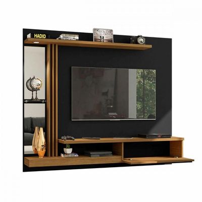 Painel Para Tv 55" Denver Bechara Preto Fosco C/Cinamomo