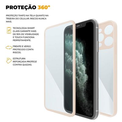 Capa 360 para iPhone 11 Pro Max - Rosa - Gshield