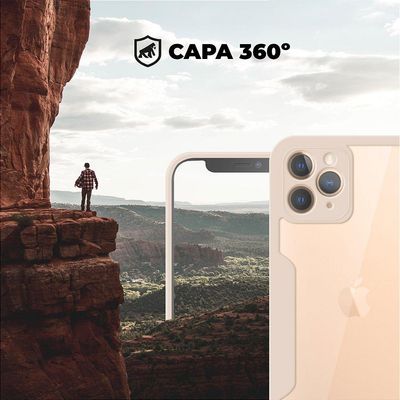Capa 360 para iPhone 11 Pro Max - Rosa - Gshield