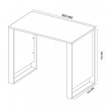 Mesa Para Computador Office Morada Amendola e Grafito