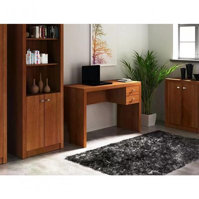 Mesa Para Computador / Escritorio Me4123 Amendoa Amendoa