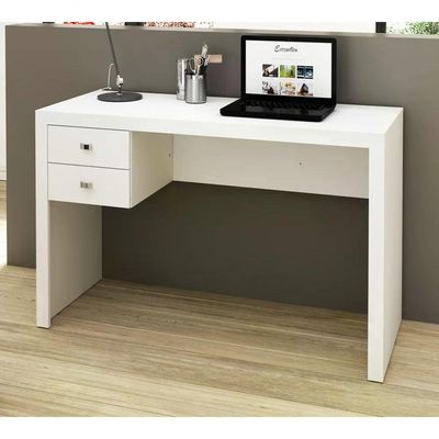 Mesa Para Computador / Escritorio Me4123 Branco Branco