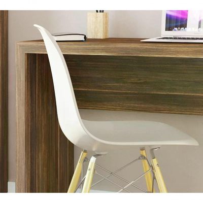 Mesa Escrivaninha Para Escritorio Me4135 Nogal Nogal