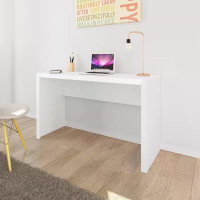 Mesa Escrivaninha Para Escritorio Me4135 Branco Branco