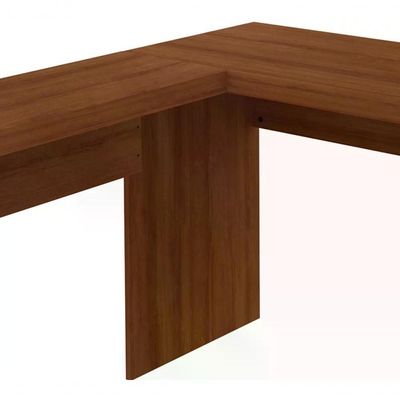 Mesa Para Escritorio De Canto Me4129 Amendoa Amendoa
