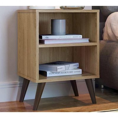 Mesa De Cabeceira Com Prateleira Cb200 Oak Oak