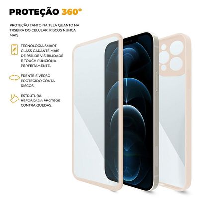 Capa 360 para iPhone 12 Pro Max - Rosa - Gshield