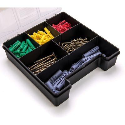 Organizador Plastico 7.1/2" Tramontina com Tampa Transparente e Divisorias