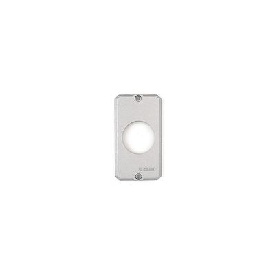 Tampa para condulete 1/2" e 3/4" com 1  posto redondo