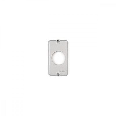 Tampa para condulete 1/2" e 3/4" com 1  posto redondo