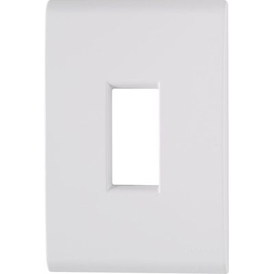 Placa 1 Posto Vertical 4x2 Tramontina Liz Branca