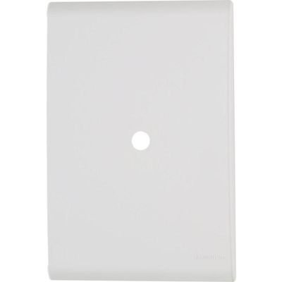 Placa com 1 Furo 9,5 mm 4x2  Tramontina Liz Branca