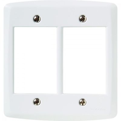 Placa 6 Postos 4x4 Tramontina Lux Branca