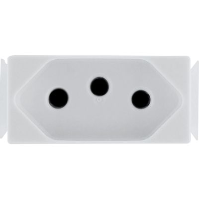 Modulo para Tomada 2P+T Tramontina Aria 20 A 250 V Branco